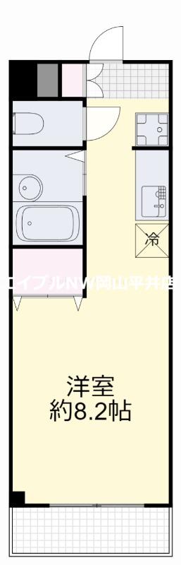グランドライフJK(1K/6階)の間取り写真
