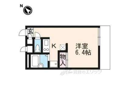 レオパレスシュピール(ワンルーム/2階)の間取り写真