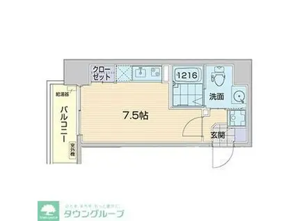 ライブコート丸の内(ワンルーム/5階)の間取り写真