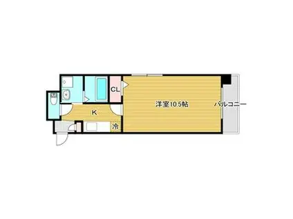 PAGODA 06(1K/2階)の間取り写真