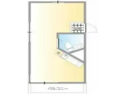 クレアション青砥(ワンルーム/5階)の間取り写真