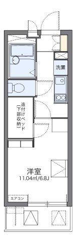 レオパレス片倉大丸(1K/3階)の間取り写真