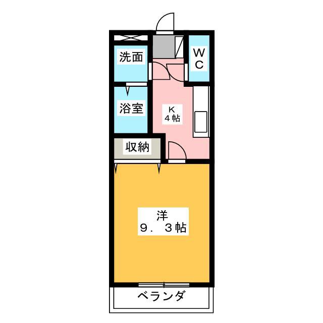 ST コンフォース(1K/1階)の間取り写真