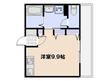 DOLCE CENTRO(ワンルーム/5階)の間取り写真