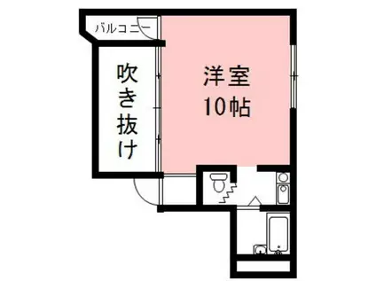 ホリックスピア(ワンルーム/4階)の間取り写真
