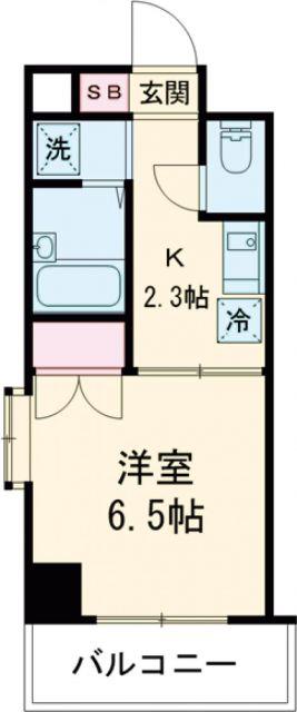 SPACE DUKE(1K/3階)の間取り写真