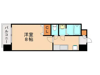 HAMIEL KOKURA(1K/3階)の間取り写真