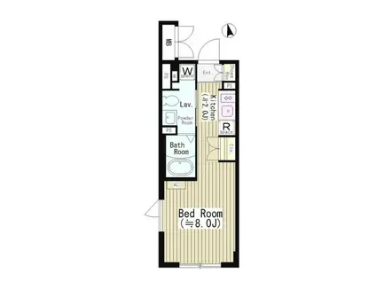 センテナリオ市谷二十騎町(1K/4階)の間取り写真