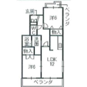 NOAH21(2LDK/2階)の間取り写真