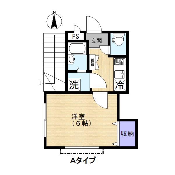 KS GROVE(1K/3階)の間取り写真
