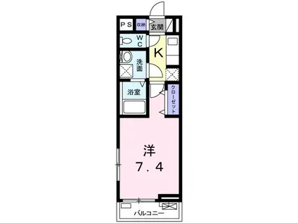 サンプラザ金剛(1K/3階)の間取り写真