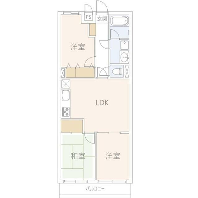 クリオ辻堂参番館(3LDK/3階)の間取り写真