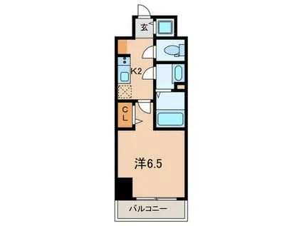 スワンズシティ神戸ウエスト(1K/10階)の間取り写真