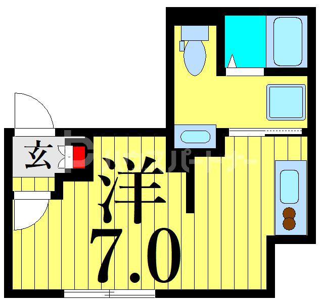 MAISON DE CHARME 三ノ輪(1K/4階)の間取り写真