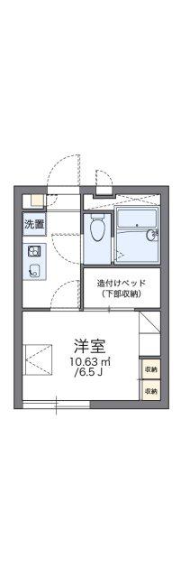 レオパレスウィン(1K/2階)の間取り写真