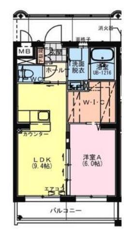 VIVIDO ARCOBALENO(1LDK/2階)の間取り写真