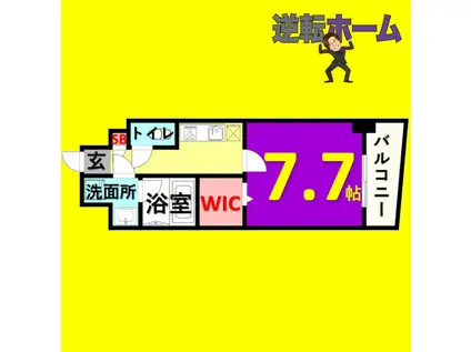 SOLEADO(1K/1階)の間取り写真