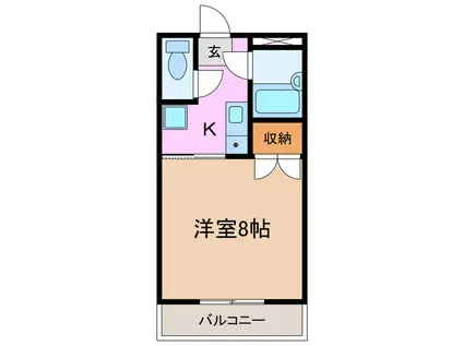 リバーサイドミキムラ(1K/3階)の間取り写真