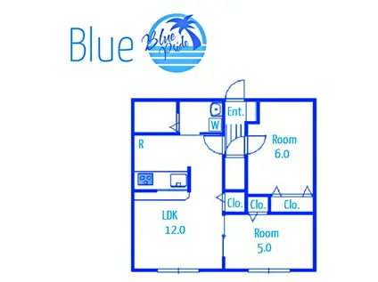 TIERRA(2LDK/1階)の間取り写真