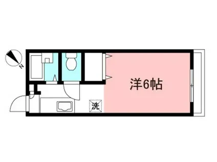 コーポRSH(ワンルーム/1階)の間取り写真