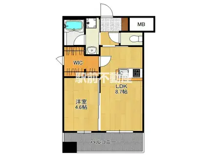 ALFACIO ミラーニ(1LDK/7階)の間取り写真