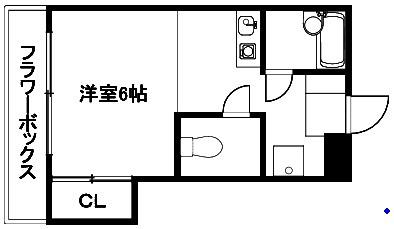 庵里KAMANZA(1K/2階)の間取り写真