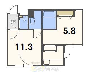 BELLEZA(1LDK/3階)の間取り写真
