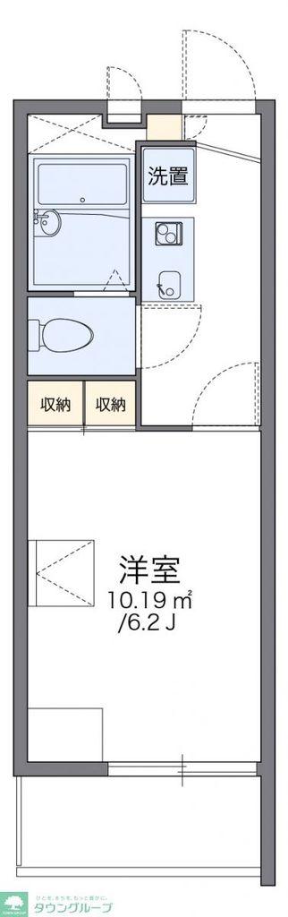 レオパレスCASA BEATO(1K/3階)の間取り写真