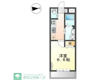 モリオンパレス(1K/5階)の間取り写真