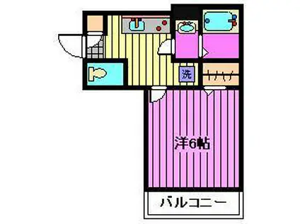 レイズ日進(1K/2階)の間取り写真