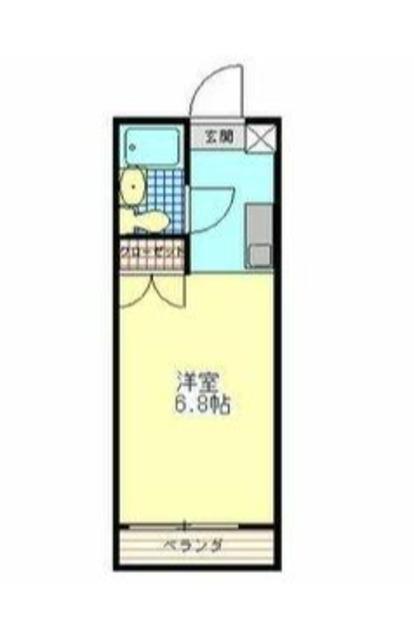 アネックス93(1K/2階)の間取り写真