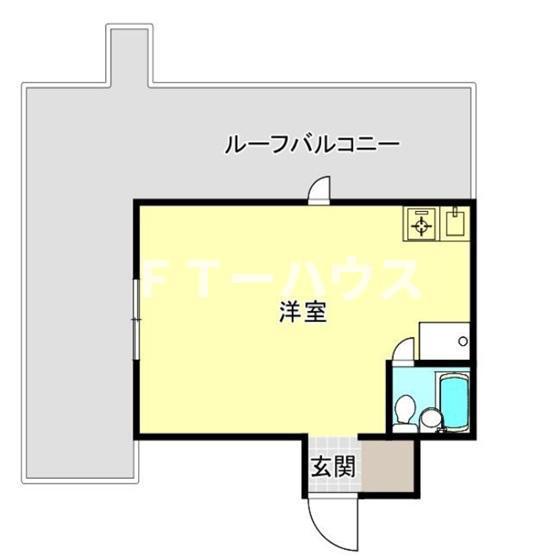 TOP西船橋第1(ワンルーム/4階)の間取り写真