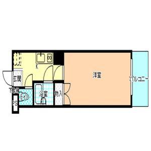レジデンス新栄(1K/6階)の間取り写真