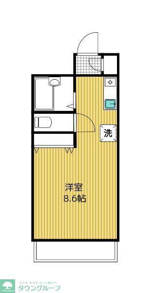 イサミビルI(ワンルーム/3階)の間取り写真