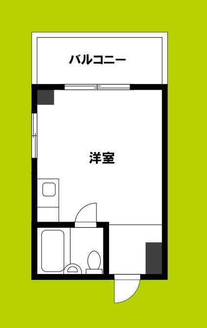 シティビラ佐々木(ワンルーム/7階)の間取り写真