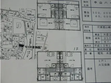 デュエット(2LDK/1階)の間取り写真