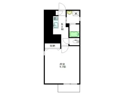 SPERARE NAKANO(1K/1階)の間取り写真