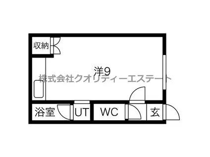 前田ビレッジIII(ワンルーム/2階)の間取り写真