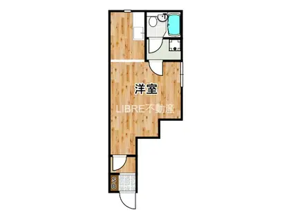 伝法4115(ワンルーム/1階)の間取り写真