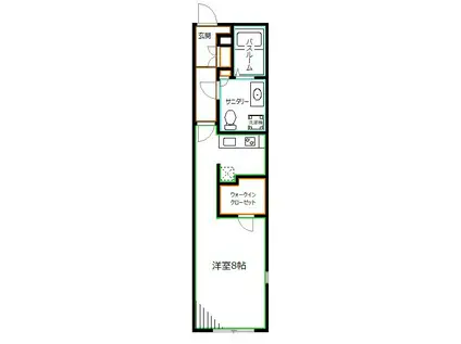 PARK SQUARE荻窪(ワンルーム/3階)の間取り写真