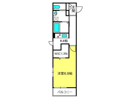 CELTIS(1K/2階)の間取り写真