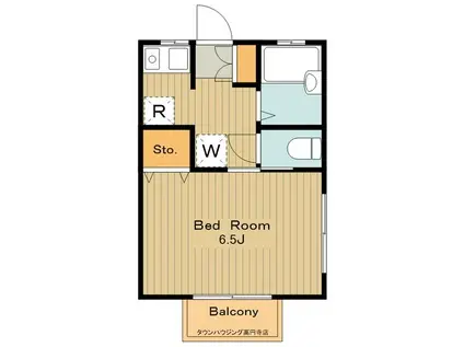 ソミュール野方(1K/2階)の間取り写真