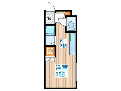 プラザイン桑園(ワンルーム/3階)の間取り写真