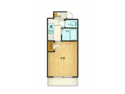 グランピアマンション長崎(1K/7階)の間取り写真