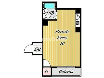 KOYAエスパシオ中之島(ワンルーム/3階)の間取り写真