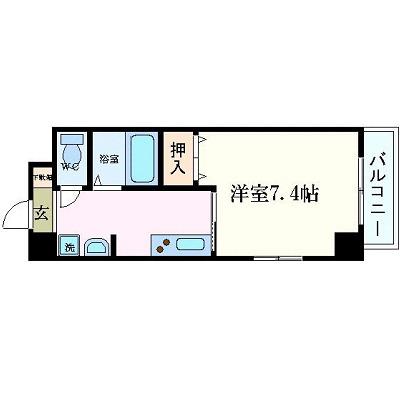 GP栄本町通(1K/7階)の間取り写真