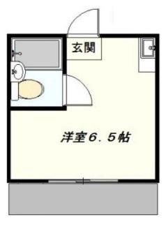 ティーハウス(ワンルーム/1階)の間取り写真