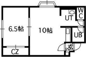 プレイス FOR YOU(1LDK/4階)の間取り写真