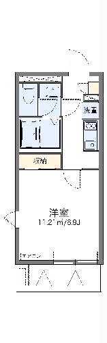 レオネクスト藤仁並木(1K/2階)の間取り写真