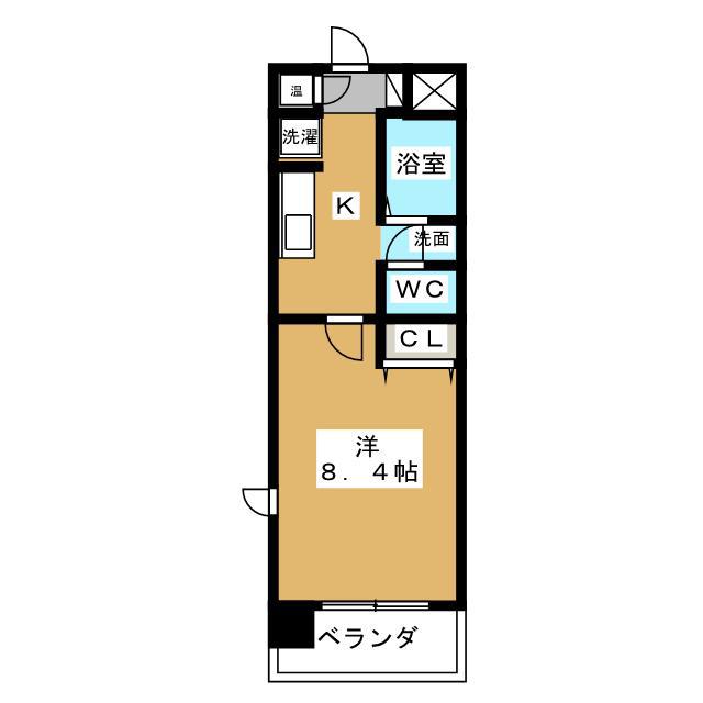 新千葉小川マンション(1K/1階)の間取り写真
